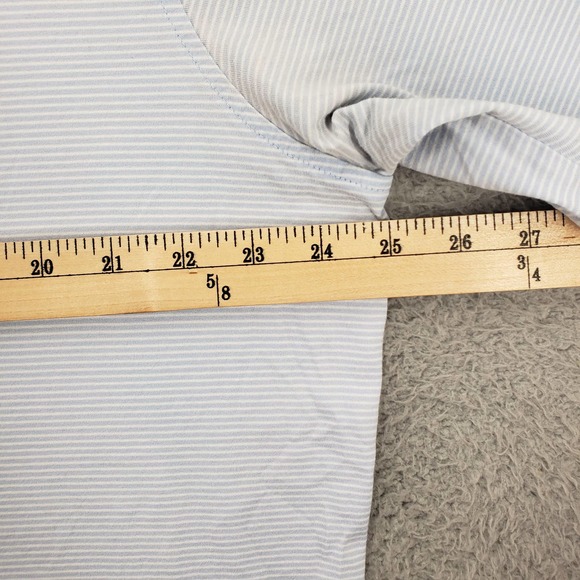 Fairway and Greene Shirt Mens XL‎ Blue Striped Short Sleeve Golf Polo - Picture 14 of 14